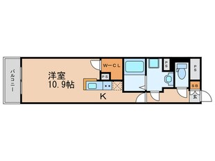 アクアプレイス上本町の物件間取画像